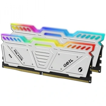 GEIL 32GB (2X 16GB) DDR5 5200MHZ CL42 DUAL KIT PC RAM POLARIS GAOW532GB5200C42DC BEYAZ