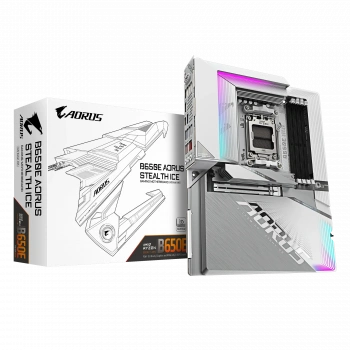 GIGABYTE B650E AORUS STEALTH ICE DDR5 HDMI DP  PCIe 5.0 AM5 ATX BEYAZ