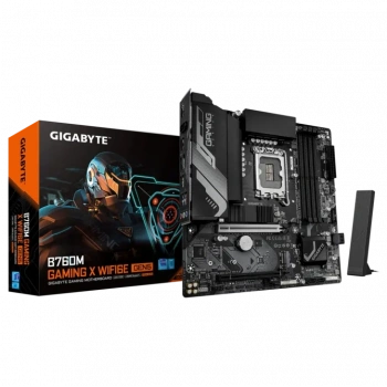 GIGABYTE B760M GAMING X AX WIFI-6E DDR5 HDMI DP PCIE 4.0 1700p ATX