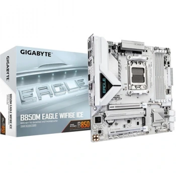 GIGABYTE B850M EAGLE WIFI6E ICE DDR5 HDMI-DP TYPEC PCIE 5.0 AM5 MATX BEYAZ