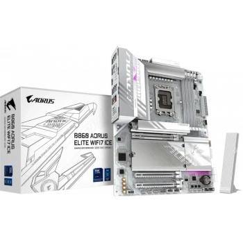 GIGABYTE B860 AORUS ELITE WIFI7 ICE WIFI7 DDR5 HDMI-DP TYPEC PCIE 5.0 1851p ATX BEYAZ