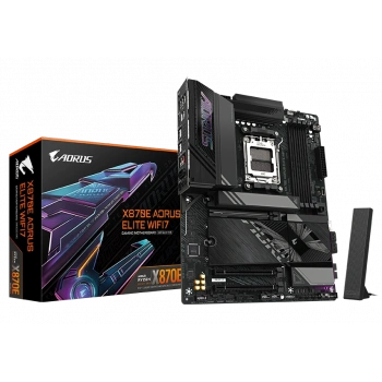 GIGABYTE X870E AORUS ELITE WIFI7 DDR5 HDMI TYPE-C PCIE 5.0 AM5 ATX