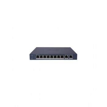 HIKVISION DS-3E1310P-EI/M 8 PORT 10/100 8 PORT POE+ 2 PORT UPLINK 60W YONETILEMEZ SWITCH