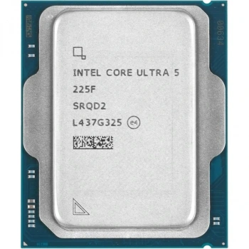 INTEL ULTRA 5 225F 22MB 10çekirdekli VGA YOK 1851p 65w Kutusuz+Fansız