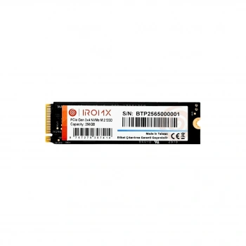 IROMX 256GB 3000/1000MB/s M2 PCIE GEN3 NVME SSD IR256GNVP3