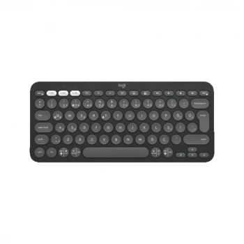 LOGITECH Pebble Keys 2 K380s Bluetooth Q Trk Siyah Klavye (920-011860)