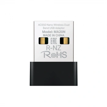 MERCUSYS MA20N WIFI5 AC650 Nano Usb Kablosuz Ağ Adaptörü