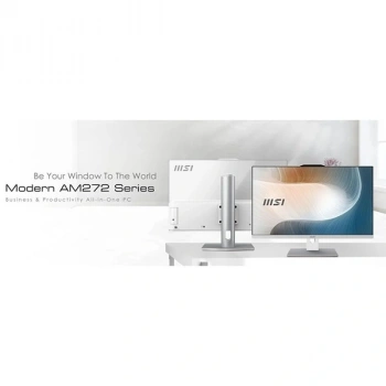 MSI MODERN AM272P 12M-1201TR İNTEL İ5 1235U 16GB DDR4 500 GB SSD BEYAZ W11 HOME BEYAZ 27