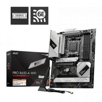 MSI PRO B650-A DDR5 HDMI,DP Port PCIE 4.0 AM5 ATX WIFI-6E