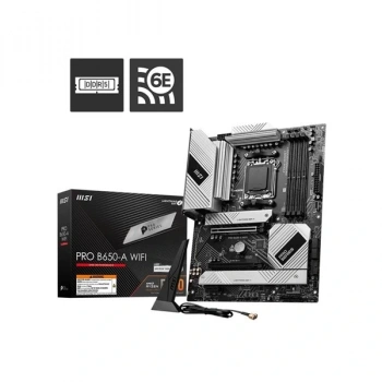 MSI PRO B650-A WIFI6E DDR5 HDMI-DP PCIE 4.0 AM5 ATX