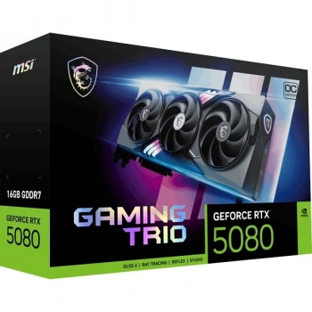 MSI RTX 5080 16GB GAMING TRIO OC 16GB GDDR7 256BİT HDMI-DP PCIe5.0