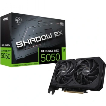 MSI RTX5050 8GB SHADOW 2X OC 128BİT GDDR6 HDMI DP PCIe 5.0