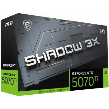 MSI RTX5070TI 16GB SHADOW 3X OC 16G GDDR7 256bit HDMI DP PCIe 5.0