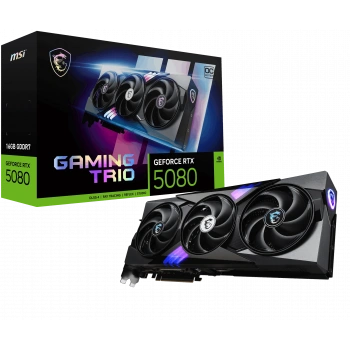 MSI RTX5080 16GB GAMING TRIO OC GDDR7 256 Bit HDMI DP PCIe 5.0