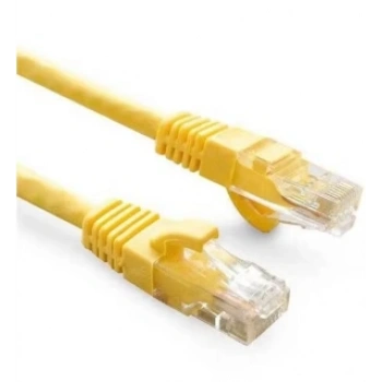 ODS 0.5metre CAT6 Utp LSZH Saf Bakır Sarı Patch Kablo (5li paket)
