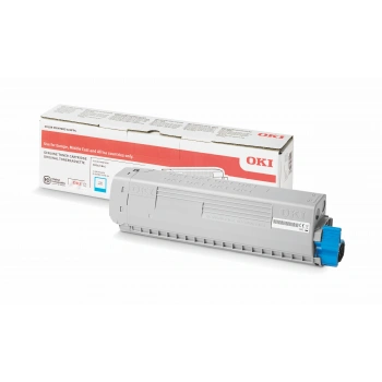 OKI 46861307 C834/C844 Cyan Yüksek Kapasiteli Orijinal Toner 10.000 Sayfa