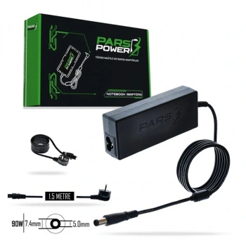 PARS POWER PRS-022 90W 19.5V 4.74A- 7.4*5.0MM Siyah ADAPTÖR