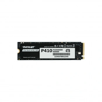 PATRIOT P410 4TB 5000/4500MB/s M2 PCIe GEN4 NVME SSD P410P4TBM28H