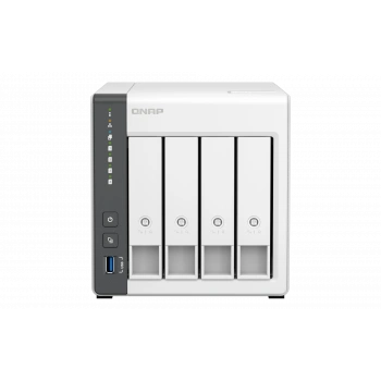 QNAP 4diskli ARM QC-4GB RAM-2.5GbE Nas Server TS-433-4G Distribütör Garantili