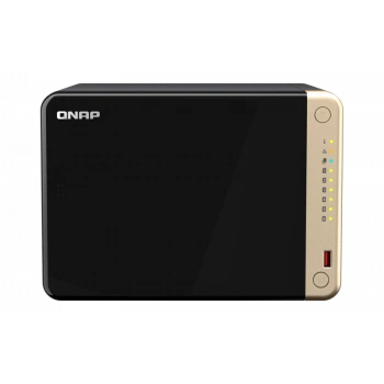 QNAP 6diskli ARM QC - 8GB RAM 2-2.5GbE Nas Server TS-664-8G Distribütör Garantili