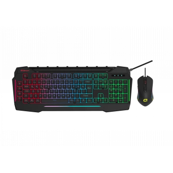 QUANTUM DualStrike Kablolu USB Q Trk RGB Gamıng Klavye -  Mouse Set