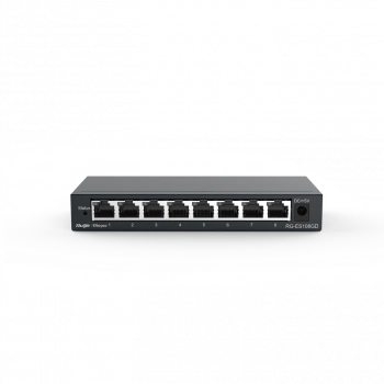 RUIJIE 8port REYEE RG-ES108GD GIGABIT Yönetilemez Switch Masaüstü Çelik Kasa