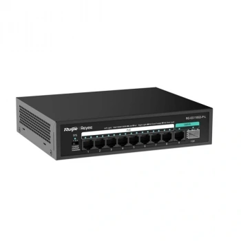 RUIJIE REYEE 8port RG-ES110GS-P-L GIGABIT 1-UPLINK 1-SFP 120W YÖNTİLEMEZ POE SWITCH