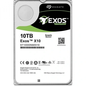 SEAGATE 3.5 10TB EXOS ST10000NM0016 7200 RPM 256MB SATA-3 NAS ve Güvenlik Diski
