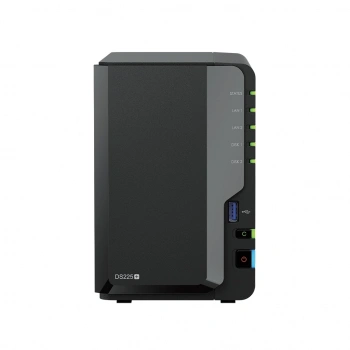 SYNOLOGY 2diskli Celeron QC-2GB RAM-2.5GbE Nas Server DS225 PLUS