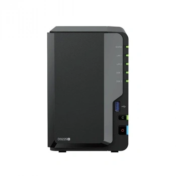 SYNOLOGY DS225 PLUS CELERON QC- 6GB RAM- 2-diskli Nas Server (Disksiz)