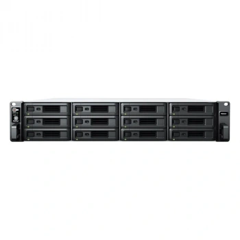 SYNOLOGY RS2423 PLUS RYZEN V1780B-16GB DDR4 ECC UDIMM-12-Diskli Rack Nas Sunucu (Disksiz)