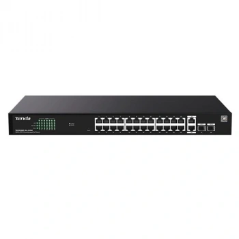 TENDA 24port PoE 410W TEG2228P-24-410W GIGABIT 2X SFP Yönetilemez Switch