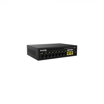TENDA S110PC 10 PORT 10/100 8 PORT POE 2 PORT UPLINK 80W YONETILEMEZ DESKTOP SWITCH