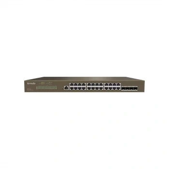 TENDA TEG5328F 24 PORT 10/100/1000 4 X SFP L3 YÖNETİLEBİLİR RACK MOUNT SWITCH