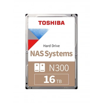 TOSHIBA 16TB N300 HDWG51GUZSVA 7200 RPM 512MB SATA-3 NAS Diski
