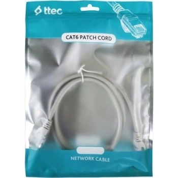 TTEC 0.2metre CAT6 Utp  KBL-PTCH-20CMG Gri Patch Kablo