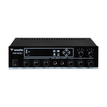 WESTA WM-605U 100W 2-bölgeli Mikser Amfi