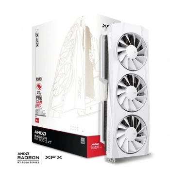 XFX 16GB RX9070XT QUICKSILVER WHITE RX-97TQICKW9 GDDR6 256Bit PCIE 5.0 BEYAZ