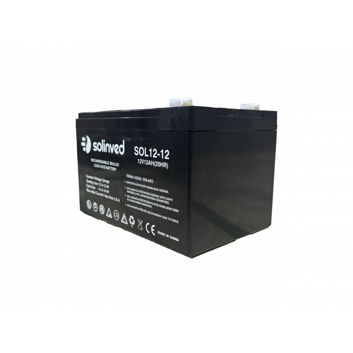 12V 12AH Ups Ve Alarm Aküsü