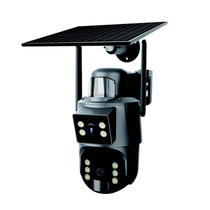 Çift Lensli Güneş Enerjili PTZ HD Kamera - CM 09