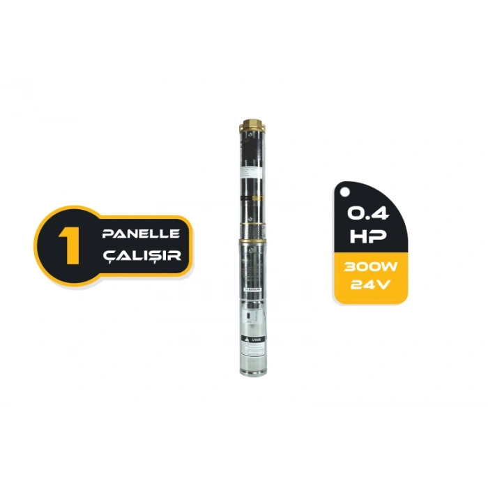 DC Pompa 0.4 Hp / 300W / 24V (3RDC3-35-24-300)