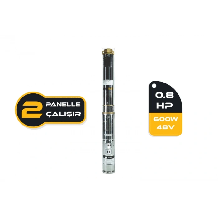 DC pompa 0.8 Hp / 600W / 48V (3RDC3.5-80-48-600)