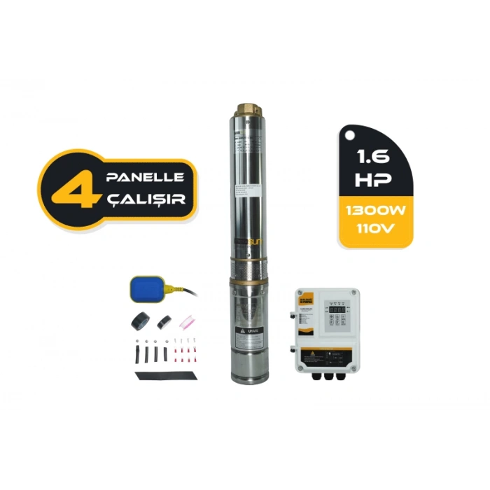 DC Pompa 1.6Hp / 1300W / 110V (4DC6-112-110-1300)