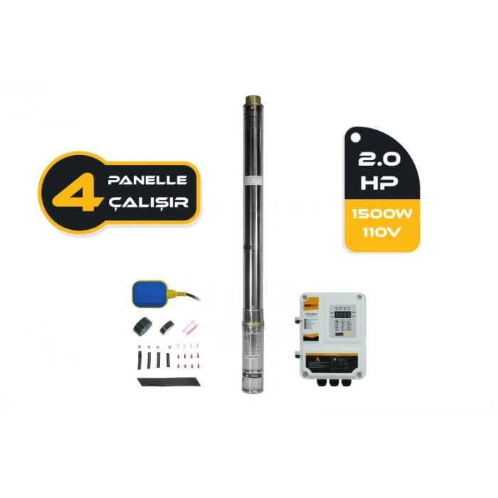 DC Pompa 2Hp / 1500W / 110V (3RDC3.8-180-110-1500)