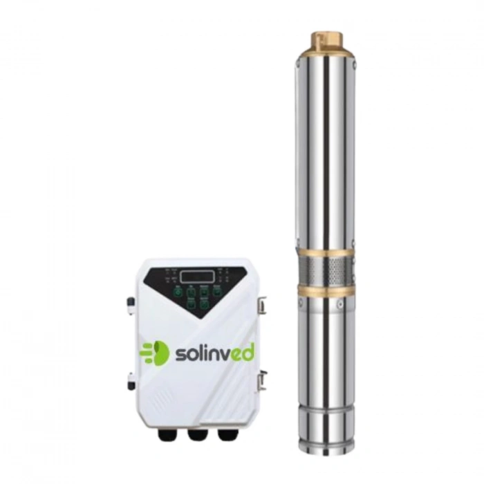 Solinved DC Pompa 4 İnç 48 Volt 750 Watt 6 Ton HMAX: 56 mt Outlet: 1,25