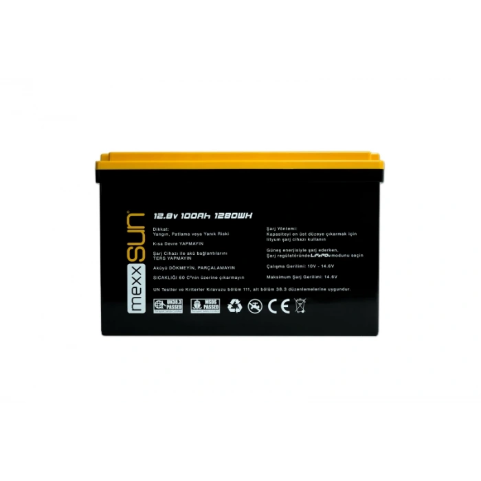 MEXXSUN Lityum Akü 12,8V 100Ah (LiFePo4) 1280Wh