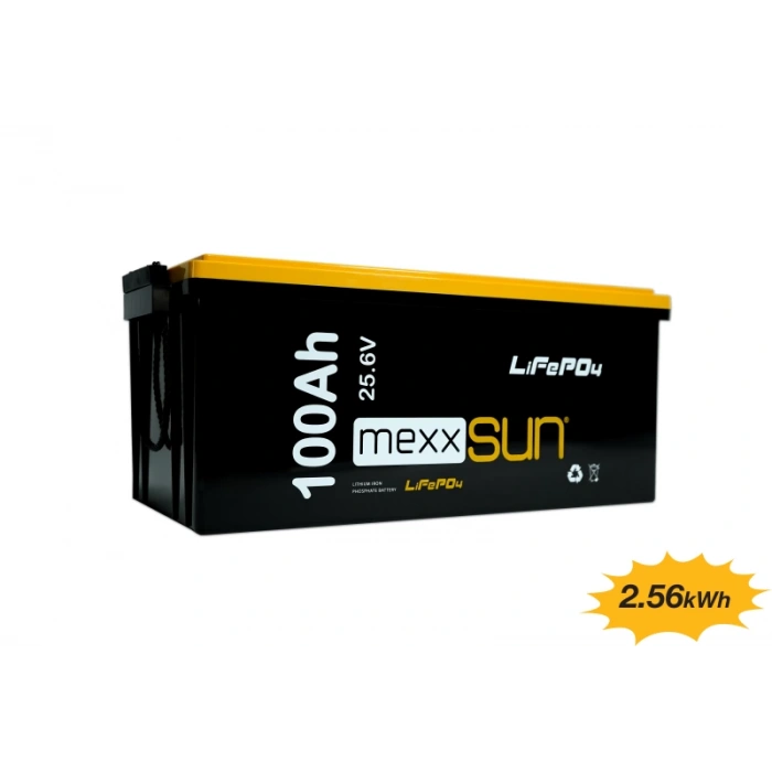 MEXXSUN Lityum Akü 25,6V 100Ah (LiFePo4) 2560Wh