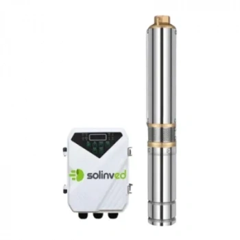 Solinved DC Pompa 4 İnç 96 Volt 1500 Watt 16 Ton Hmax 70 mt Outlet 2