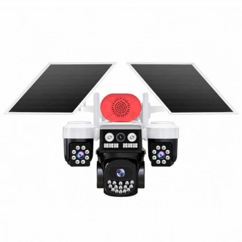Joysee S3 9Mp AOR 4G 3.6mm 2x2.8mm 2 Solar Üç Kamera 19IR+18Led PTZ