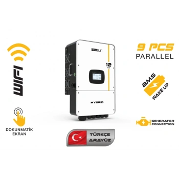 MEXXSUN 12 KW Hibrit Monofaze LV (48V)